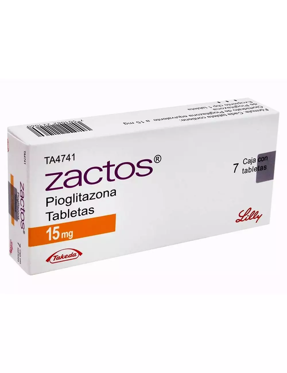 Zactos 15 mg Caja Con 7 Tabletas