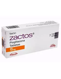 Zactos 15 mg Caja Con 7 Tabletas