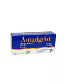 Ampigrin Adulto 500 mg Caja Con 3 Frascos Ámpula - RX2