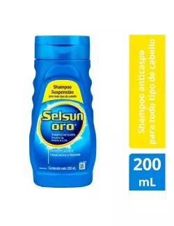 Shampoo Selsun Oro Botella Con 200 mL