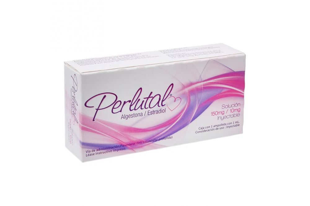 Perlutal 150 / 10 mg Solución Inyectable Caja Con 1 Ampolleta Con 1 mL