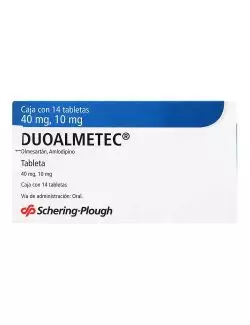 Duoalmetec 40 mg/10 mg Caja Con 14 Tabletas