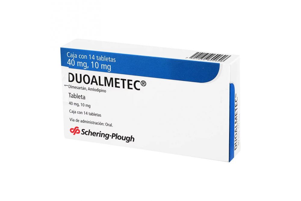 Duoalmetec 40 mg/10 mg Caja Con 14 Tabletas