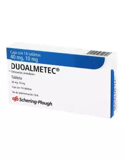 Duoalmetec 40 mg/10 mg Caja Con 14 Tabletas