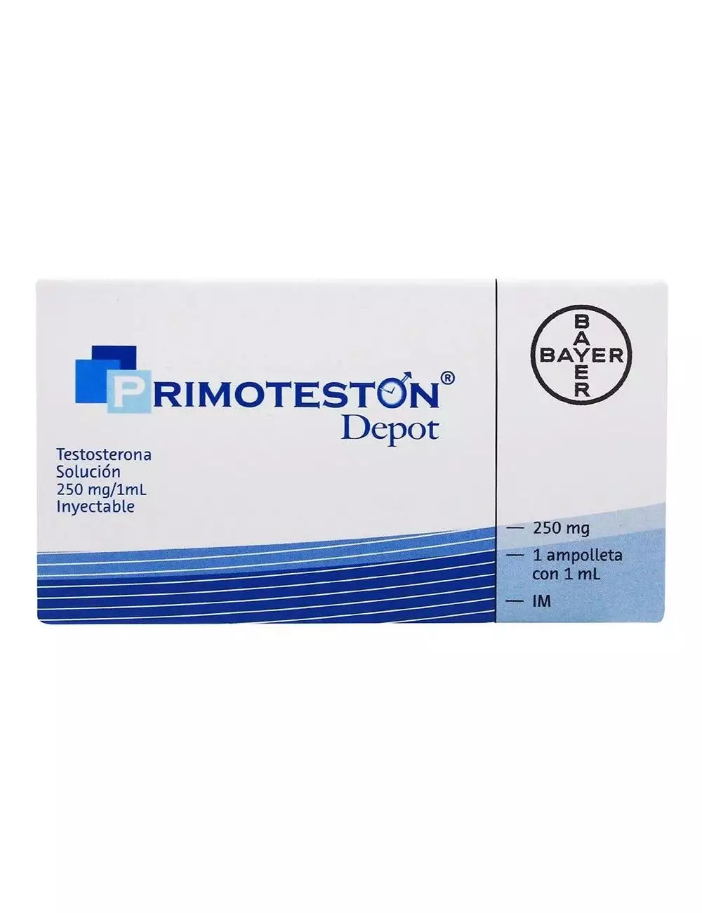 Primotestón Depot Solución 250 mg / 1 mL Caja Con 1 Ampolleta Con 1 mL