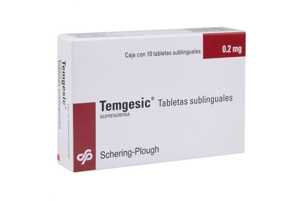 Temgesic Sublingual 0.2 mg Con 10 Tabletas - RX1