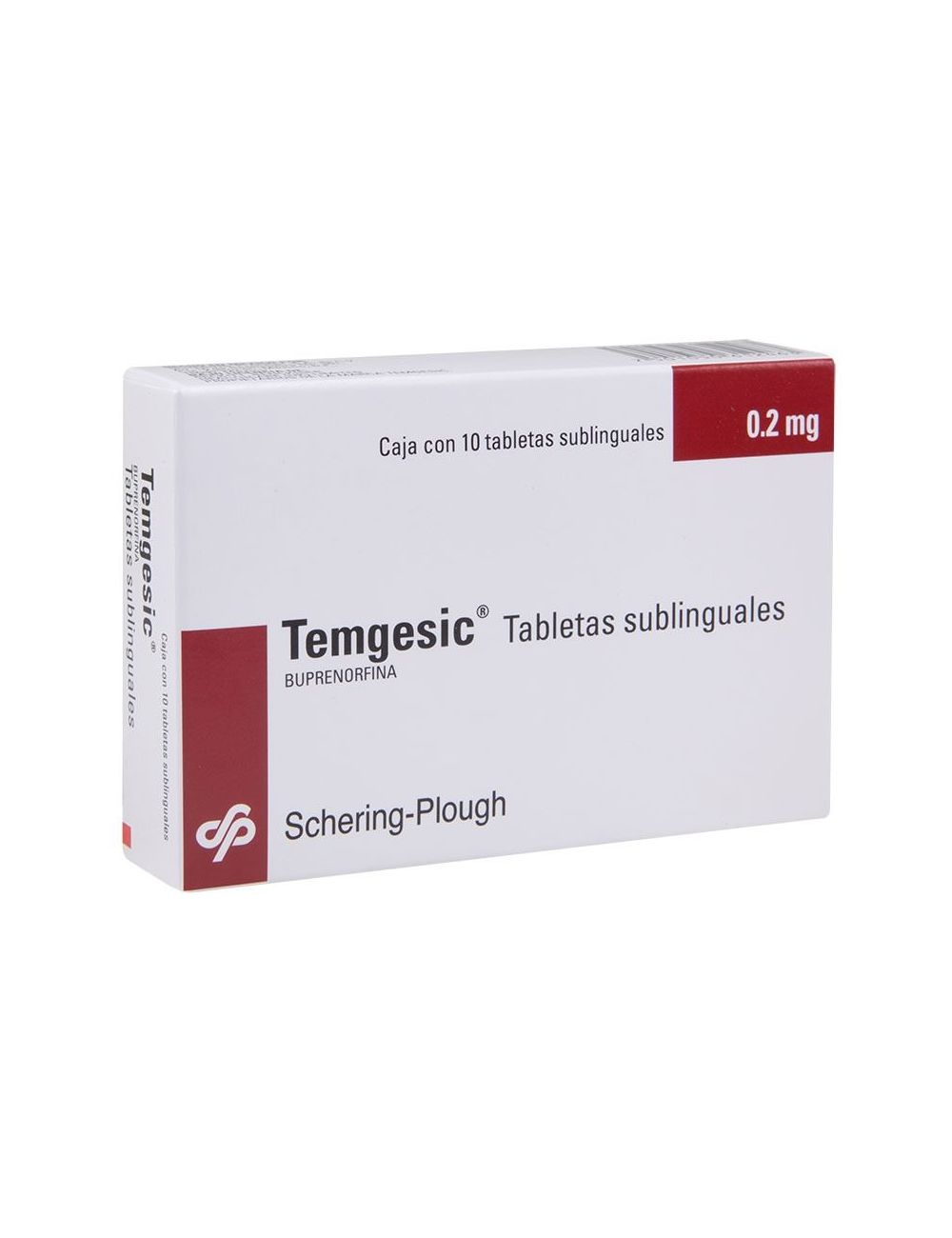 Temgesic Sublingual 0.2 mg Con 10 Tabletas - RX1