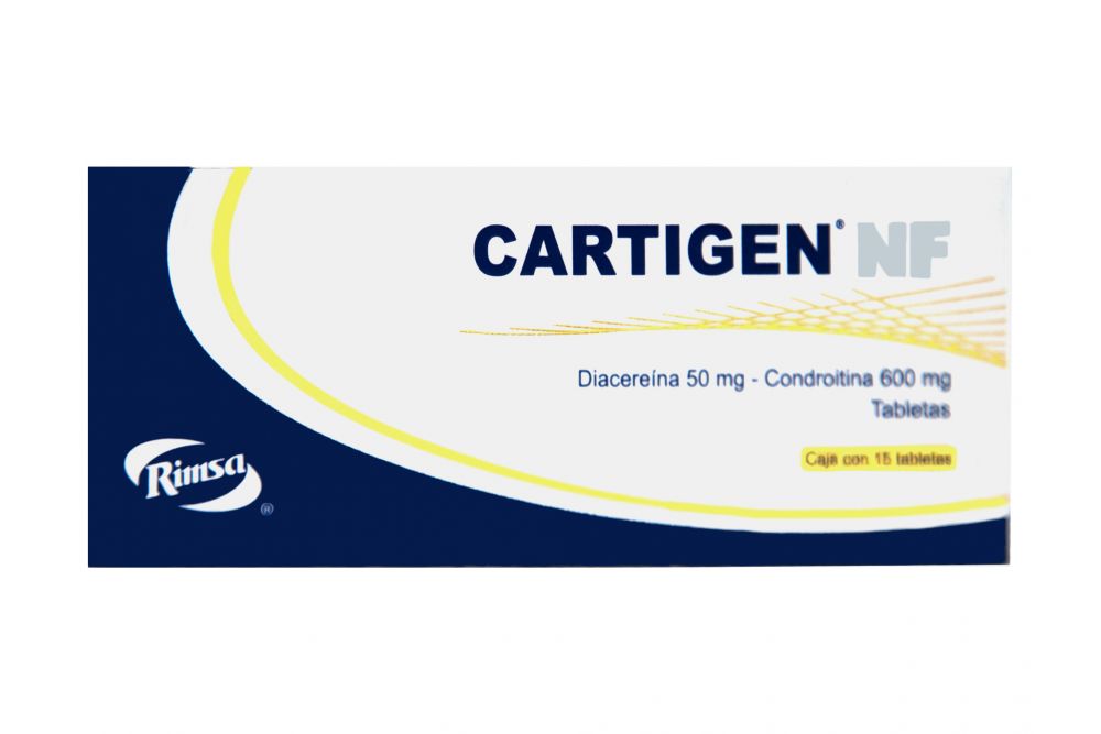 Cartigen NF 600 / 50 mg Caja Con 15 Tabletas