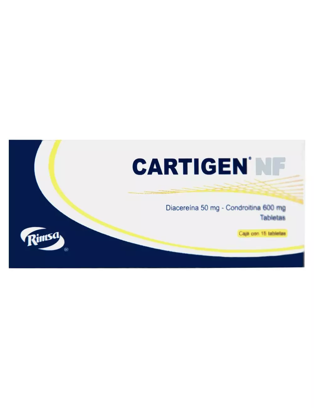 Cartigen NF 600 / 50 mg Caja Con 15 Tabletas