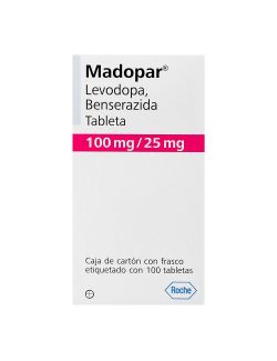 Madopar® 100 mg/25 mg - 100 Tabletas | Levodopa/Benserazida | Roche