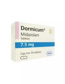 Dormicum 7.5 mg Caja Con 30 Comprimidos - RX1