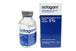 Octagam Solución Inyectable 5% Caja Con Frasco Ámpula Con 120 mL