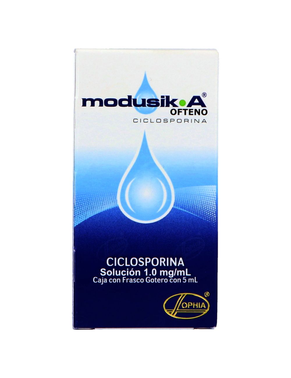 Modusik A 1 mg / mL Solución Oftálmica Caja Con Frasco Gotero Con 5 mL Modusik A 1 mg / mL Solución Oftálmica Caja Con Frasco Gotero Con 5 mL