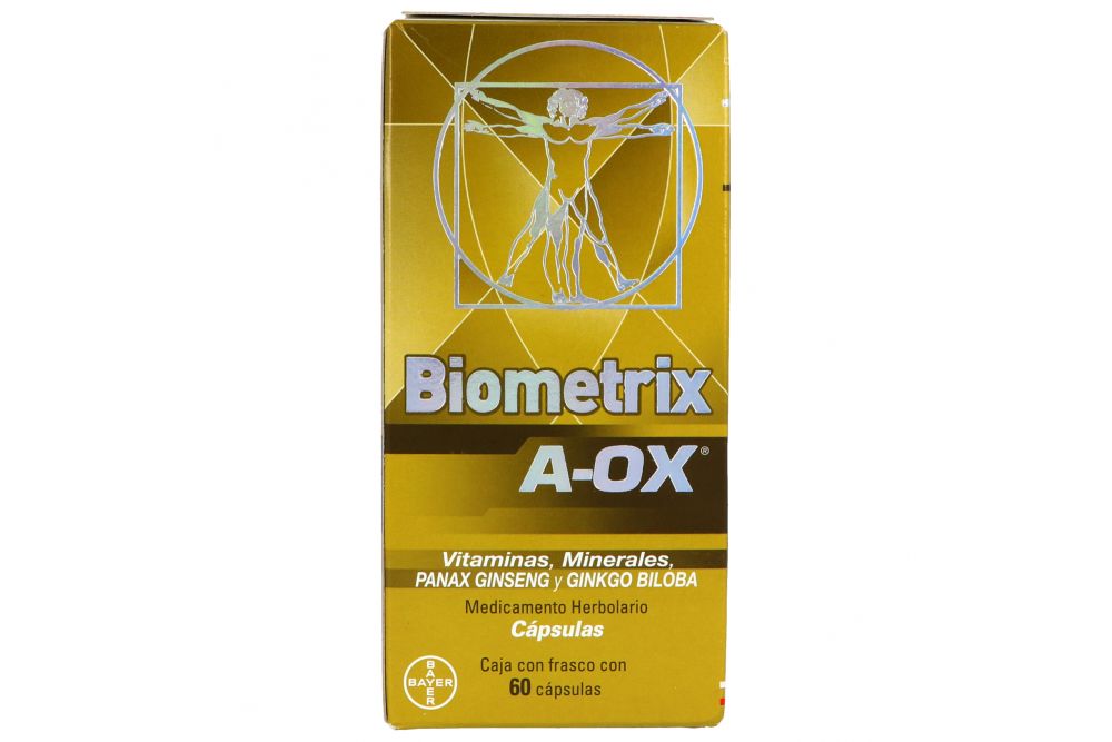 Biometrix AOX Caja Con Frasco Con 60 Cápsulas