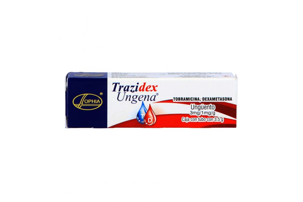 Trazidex Ungena Ungüento 3mg/1mg/g Caja Con Tubo Con 3.5g - RX