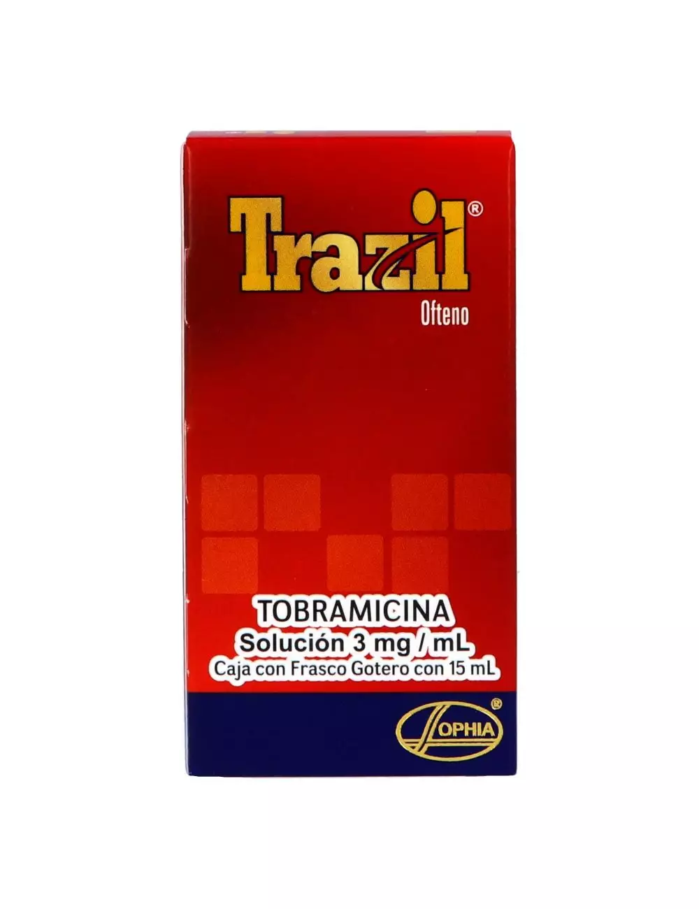 Trazil Ofteno 0.3% Caja Con Frasco Gotero Con 15mL Trazil Ofteno 0.3% Caja Con Frasco Gotero Con 15mL