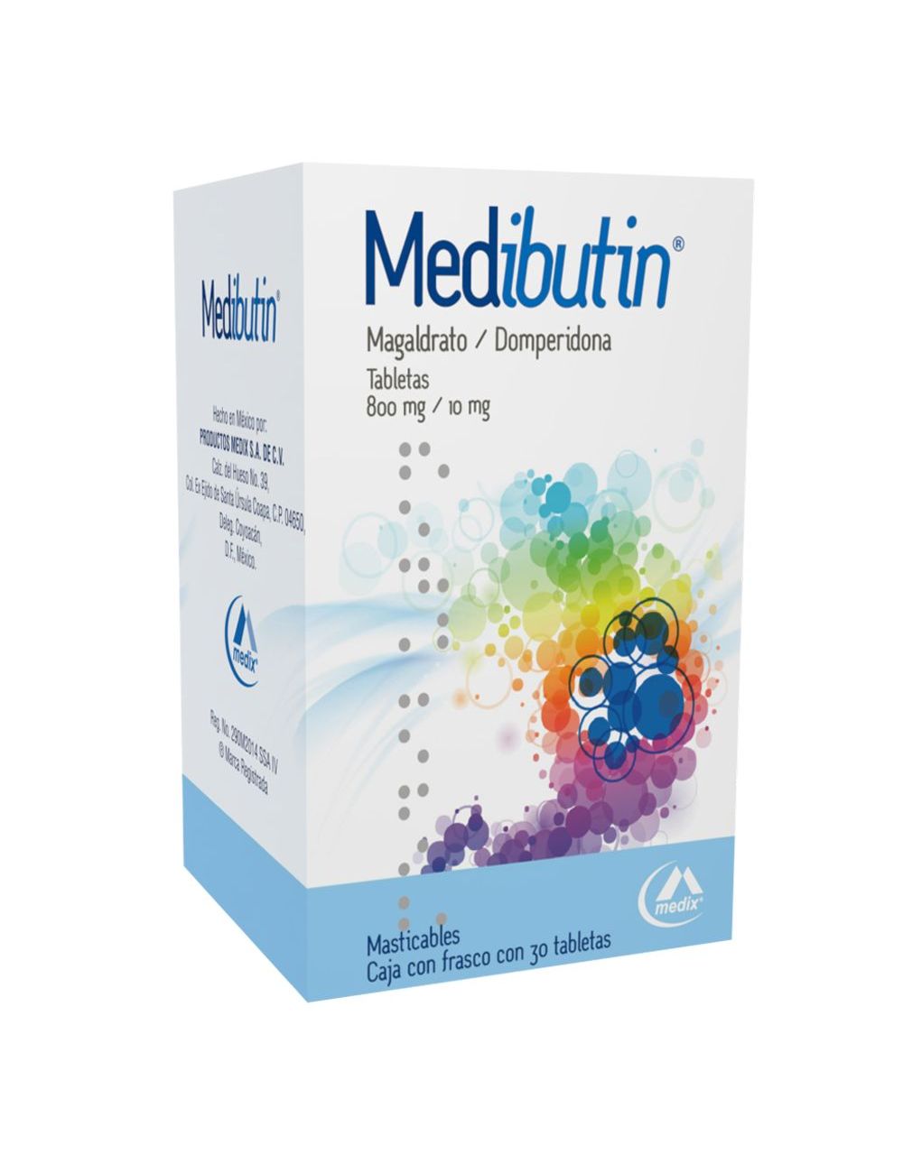 Medibutin 800 mg/10 mg Caja Con Frasco Con 30 Tabletas Medibutin 800 mg/10 mg Caja Con Frasco Con 30 Tabletas