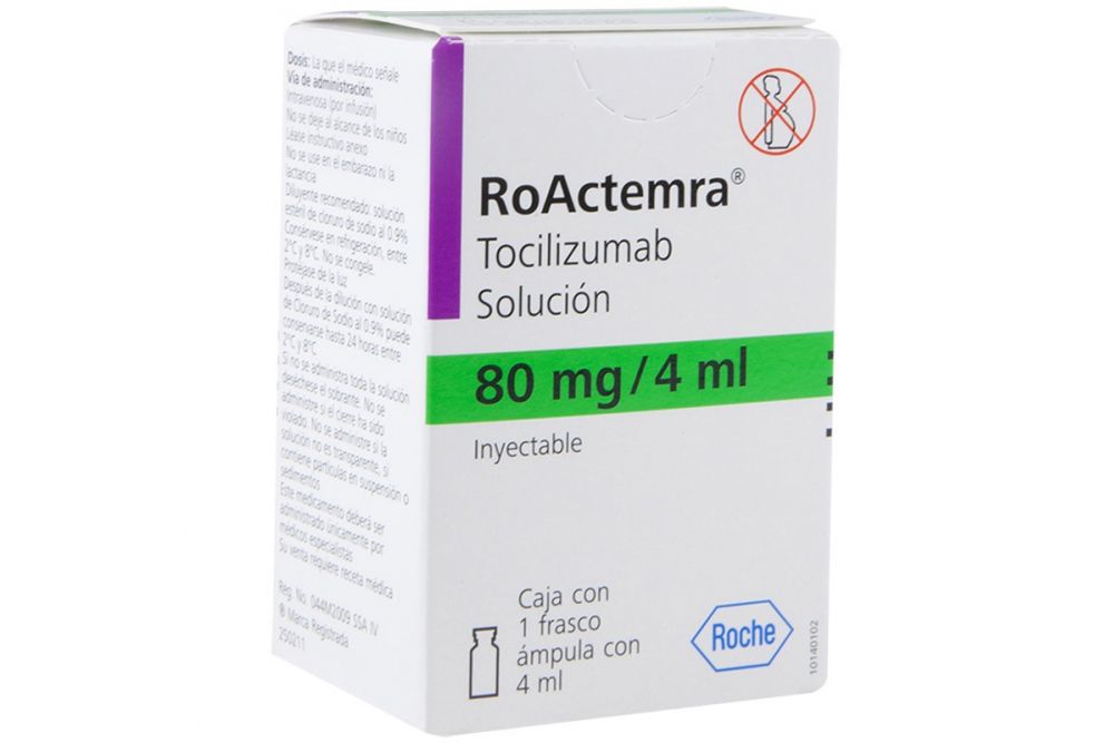 Roactemra 80 mg/4 mL Solución Inyectable Caja Con Frasco Ámpula - RX3