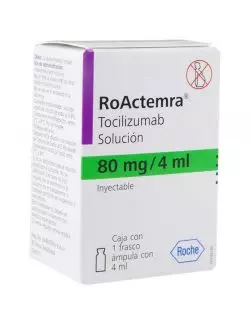 RoActemra® 80 mg/4 ml (Tocilizumab) - Caja con 1 Frasco Ampolla 4 ml - Roche - RX3