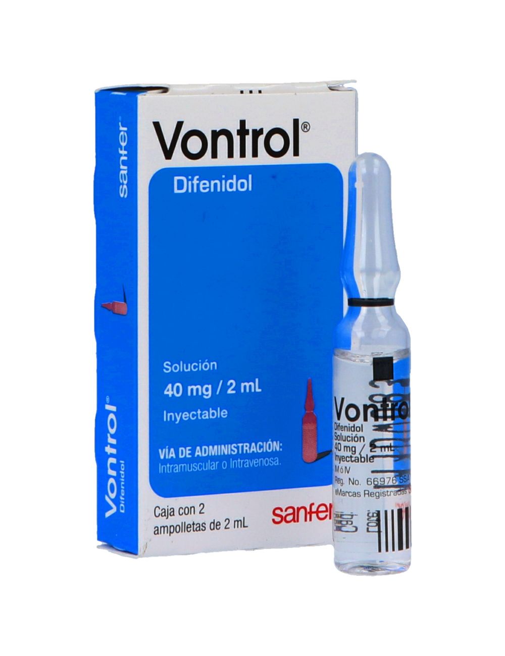 Vontrol Caja Con 2 Ampolletas De 2 mL Cada Una Vontrol Caja Con 2 Ampolletas De 2 mL Cada Una
