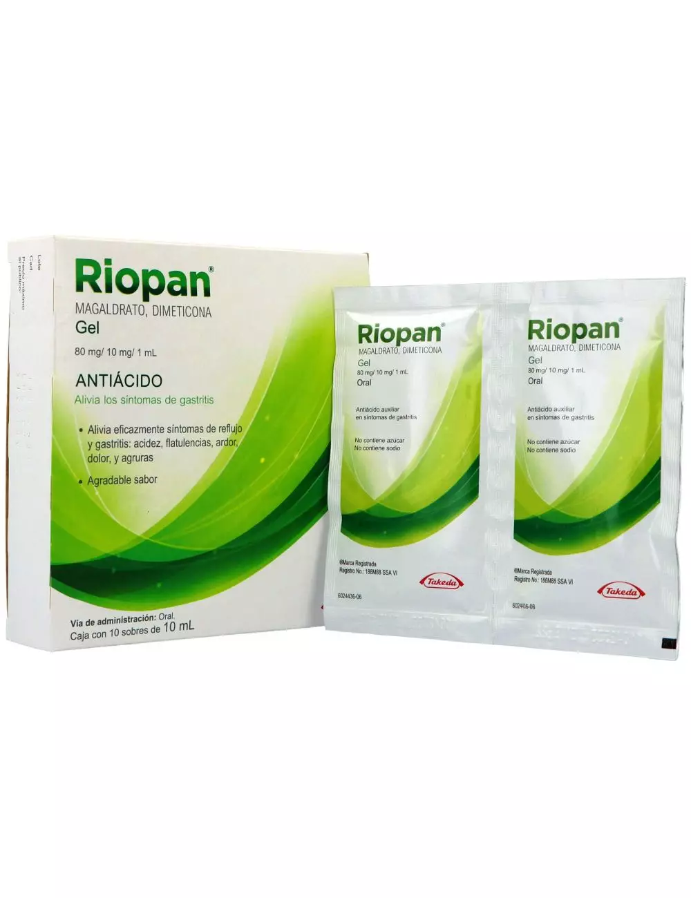 Comprar Riopan Gel caja con 10 sobres