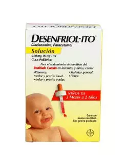 Desenfriolito Pediátrico Solución Caja Con Frasco Con 30mL y Gotero