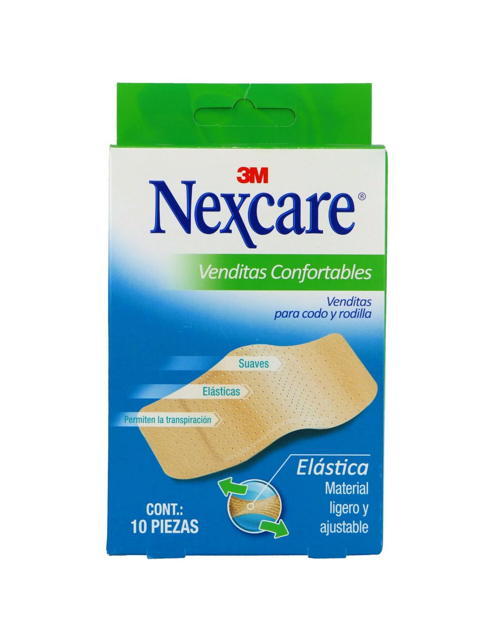 Nexcare Venditas Caja Con 10 Piezas Codo Y Rodillas