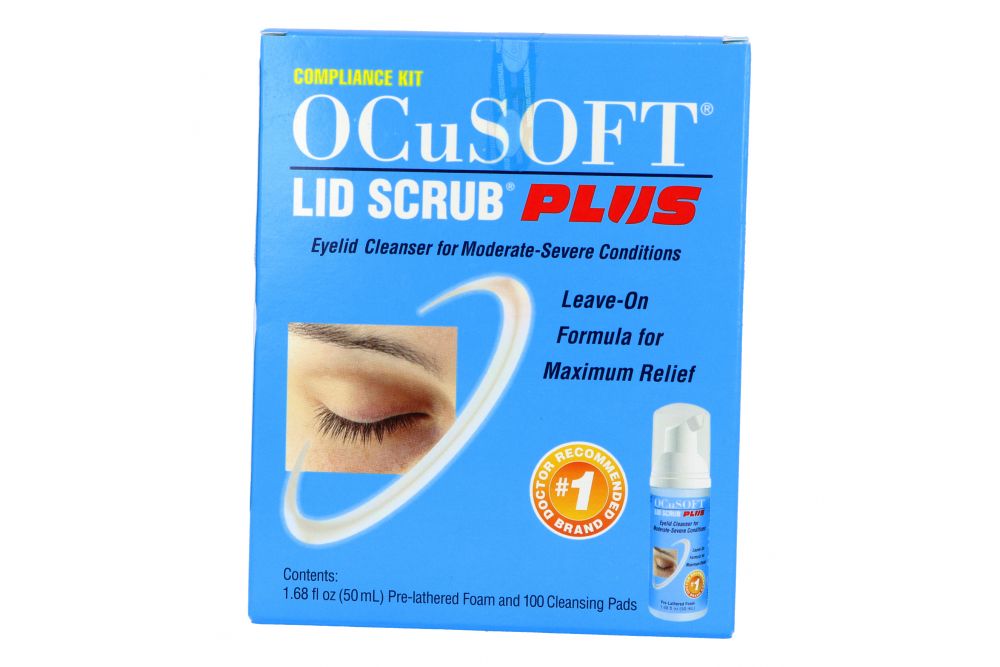 Kit Ocusoft Lid Scrub Plus Limpiador de Parpados 50 ml