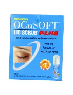 Kit Ocusoft Lid Scrub Plus Limpiador de Parpados 50 ml