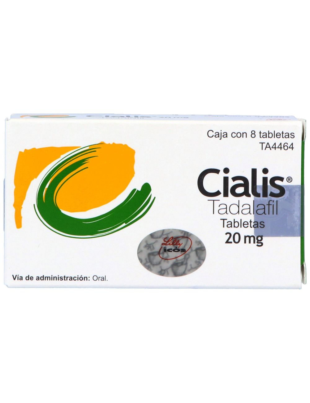 Cialis 20 mg Caja Con 8 Tabletas