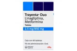 Trayenta Duo 2.5 / 850 mg Caja Con 60 Tabletas