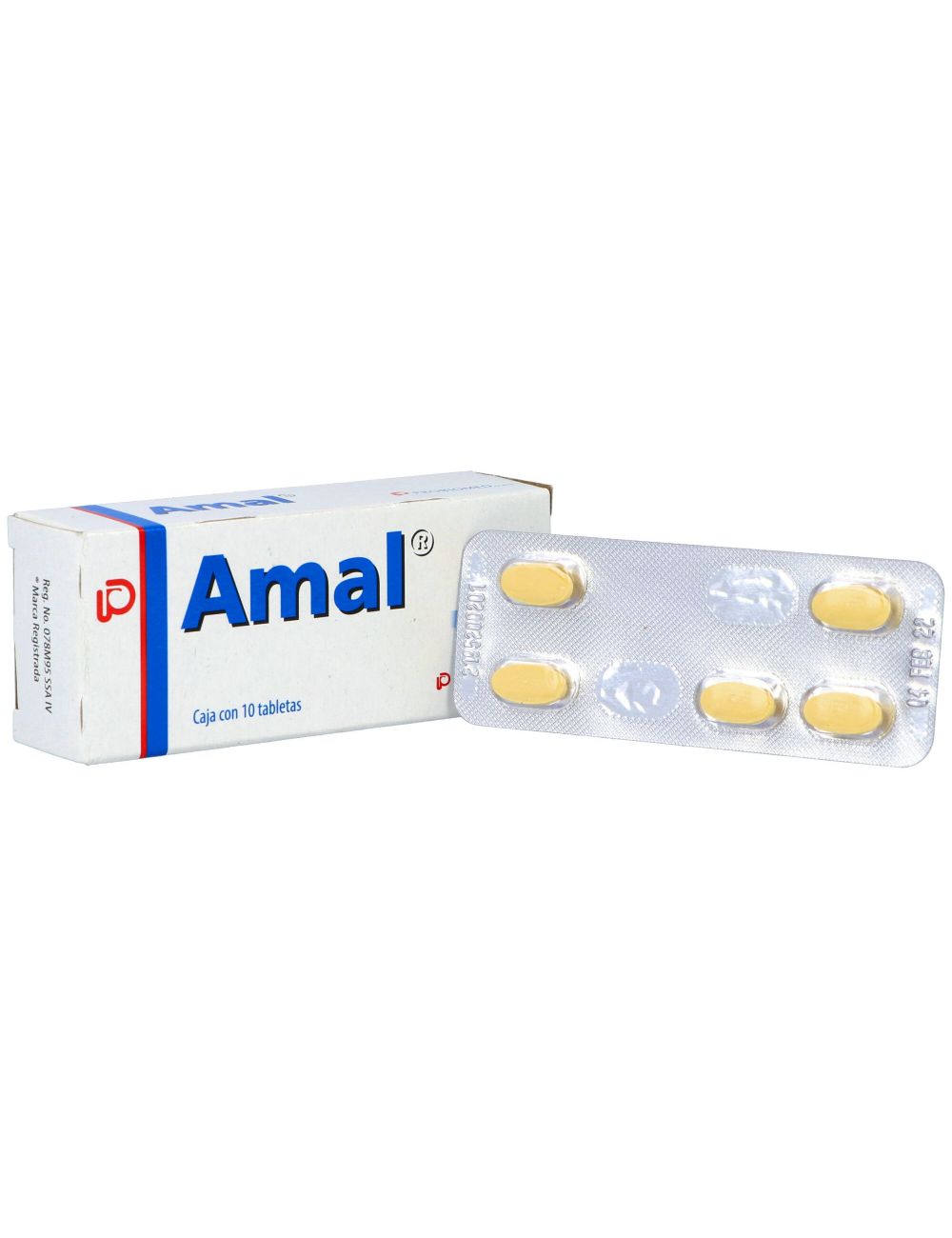 Amal 8 mg Caja Con 10 Tabletas Amal 8 mg Caja Con 10 Tabletas
