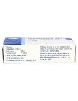 Inspra IC® 50mg - Caja con 10 tabletas | Eplerenona | Laboratorio Pfizer