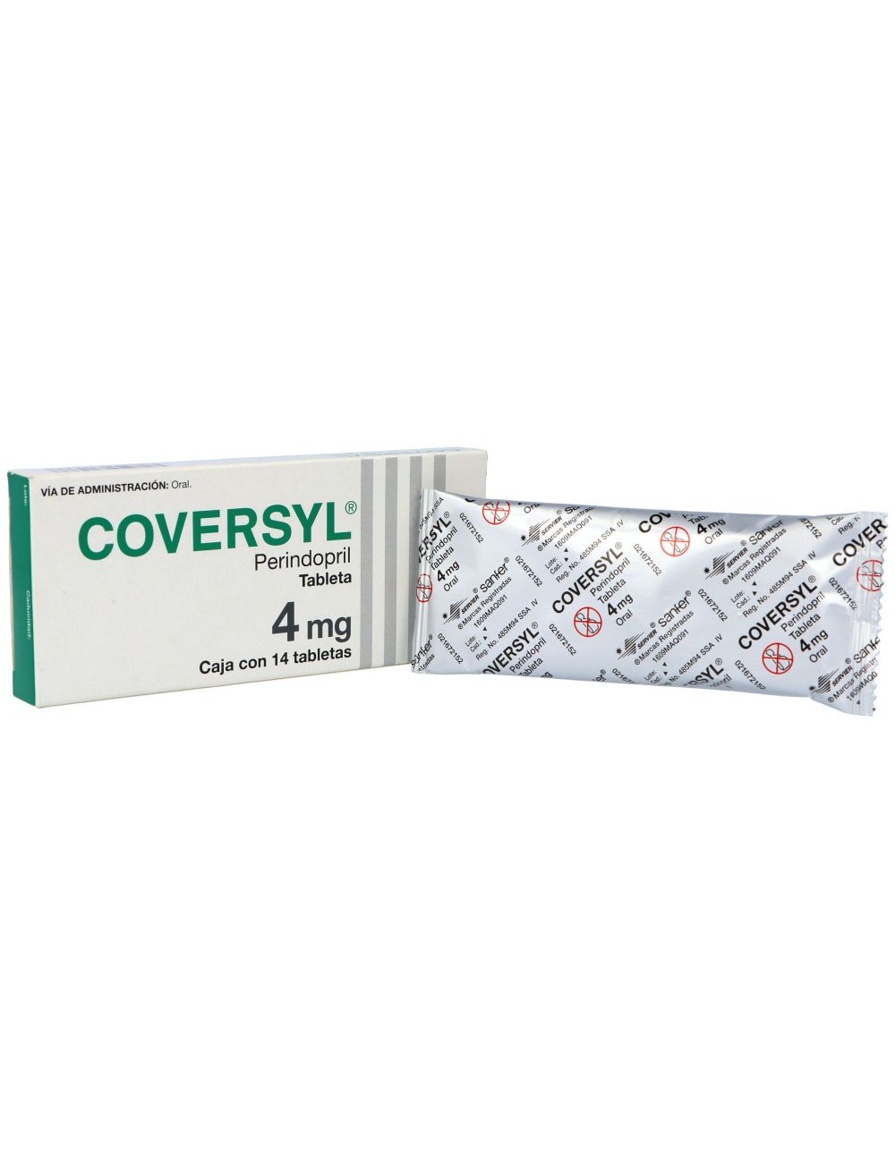 Coversyl 4mg Caja Con 14 Tabletas Coversyl 4mg Caja Con 14 Tabletas