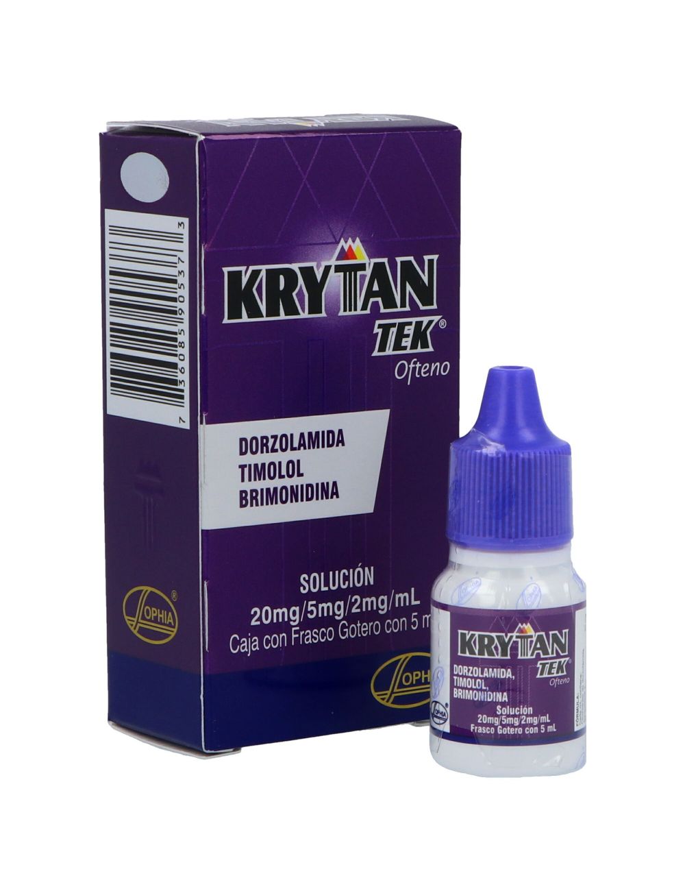 KrytanTek Ofteno 20 mg/ 5 mg /2 mg/ mL Caja Con Frasco Gotero Con 5 mL KrytanTek Ofteno 20 mg/ 5 mg /2 mg/ mL Caja Con Frasco Gotero Con 5 mL