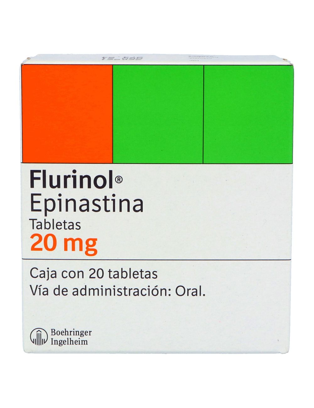 Flurinol 20 mg Caja Con 20 Tabletas Flurinol 20 mg Caja Con 20 Tabletas