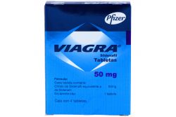 Viagra 50 mg Caja Con 4 Tabletas Recubiertas