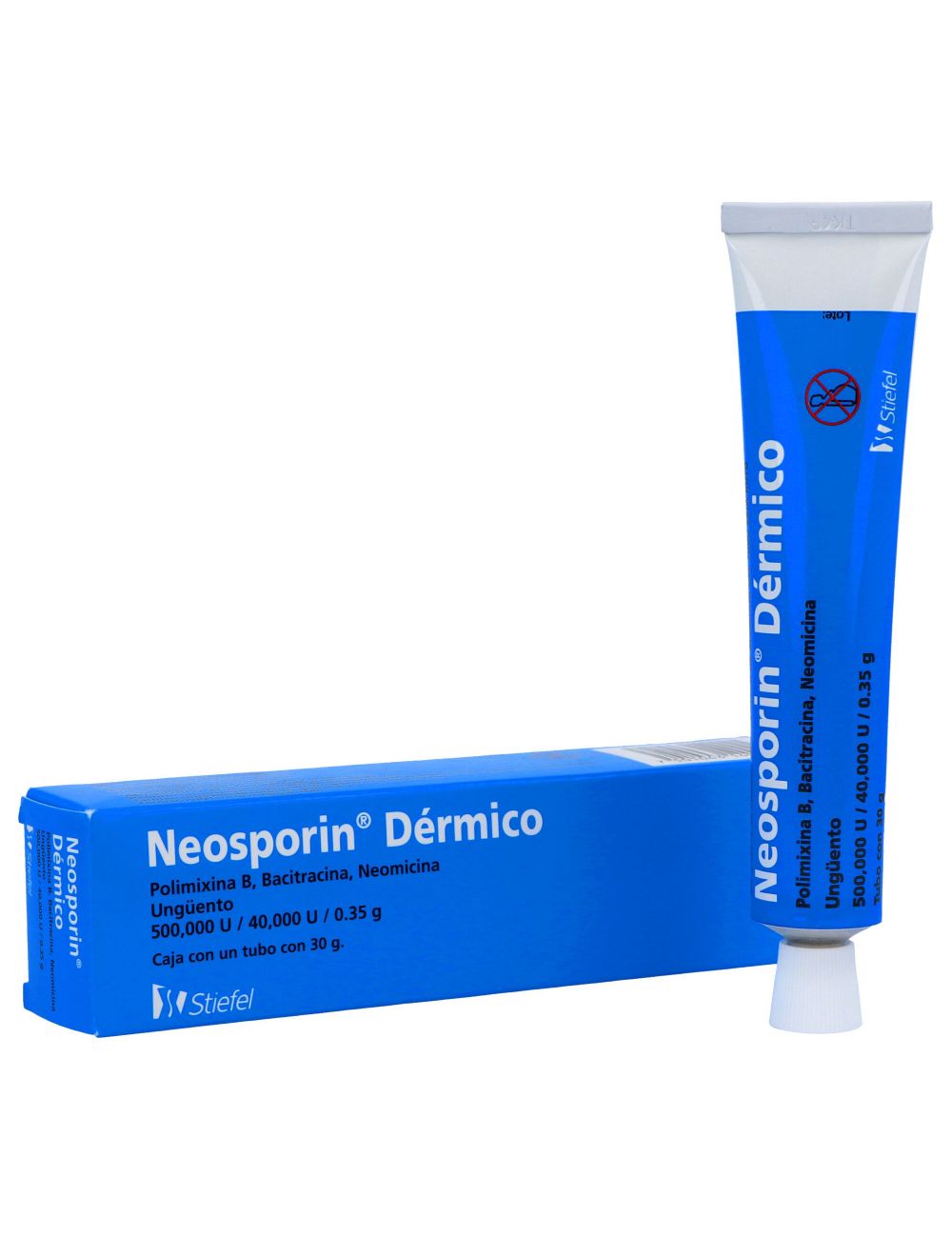 Neosporin Dérmico 500,000U/40,000U/0.35g Caja Con Tubo Con 30 g Neosporin Dérmico 500,000U/40,000U/0.35g Caja Con Tubo Con 30 g