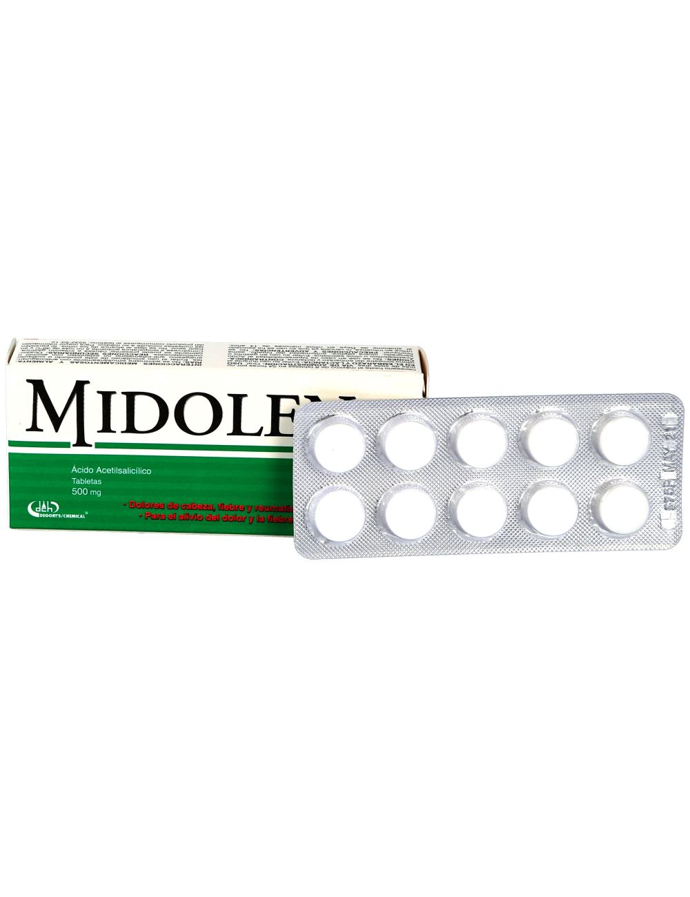 Midolen 500 Mcg Caja Con 30 Tabletas