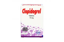 Clopidogrel 75 mg Caja Con Frasco Con 28 Grageas