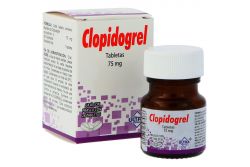 Clopidogrel 75 mg Caja Con Frasco Con 28 Grageas