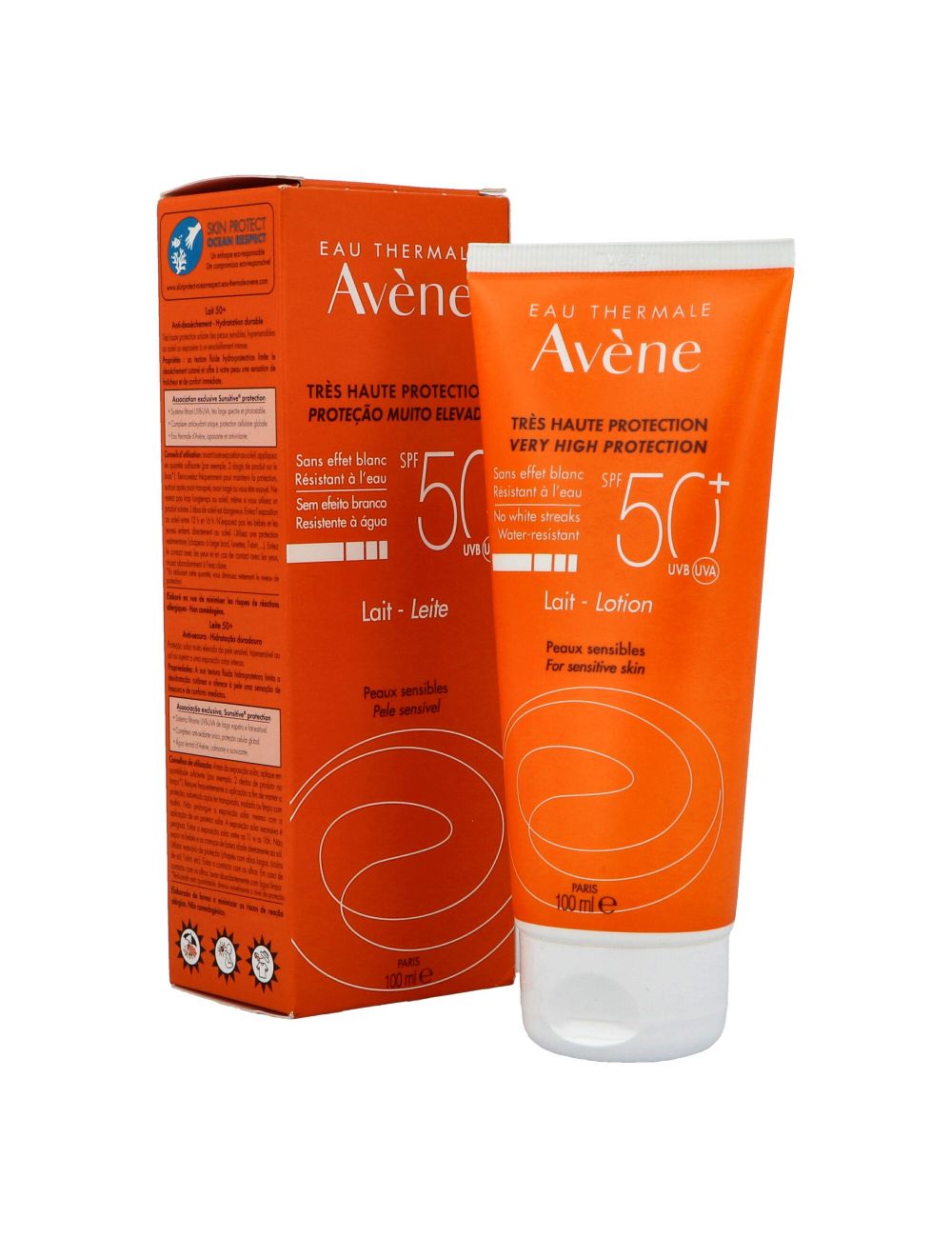 Avéne Protector Solar 50+ SPF Tubo Con 100 mL Avéne Protector Solar 50+ SPF Tubo Con 100 mL