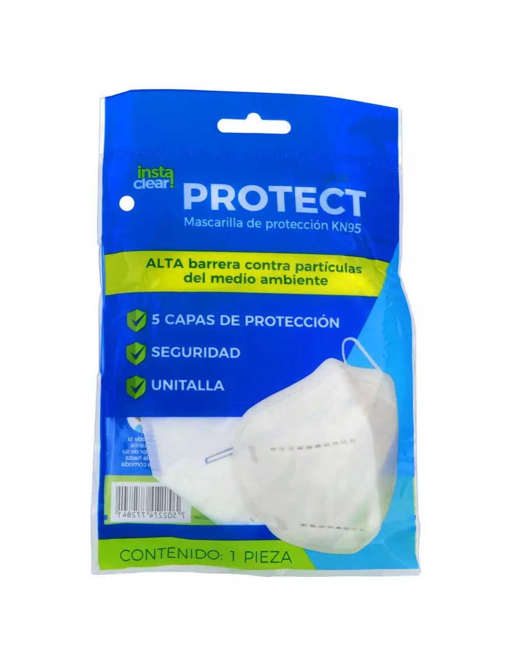 Mascarilla De Protección KN95 Empaque Con 1 Pieza