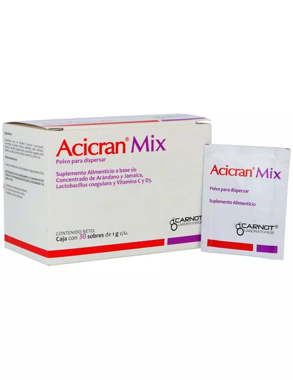 Acicran Mix Sobre Con Polvo Para Dispersar 30 Sobres de 1g Acicran Mix Sobre Con Polvo Para Dispersar 30 Sobres de 1g