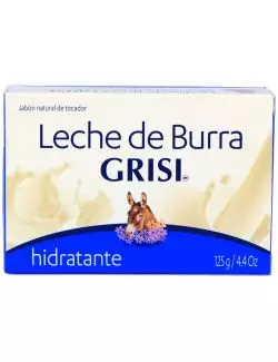 Grisi Leche De Burra Jabón Hidratante Caja Con Barra De 125 g