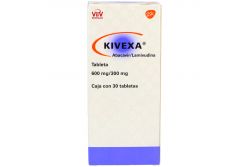 Kivexa 600 mg/300 mg Caja Con 30 Tabletas