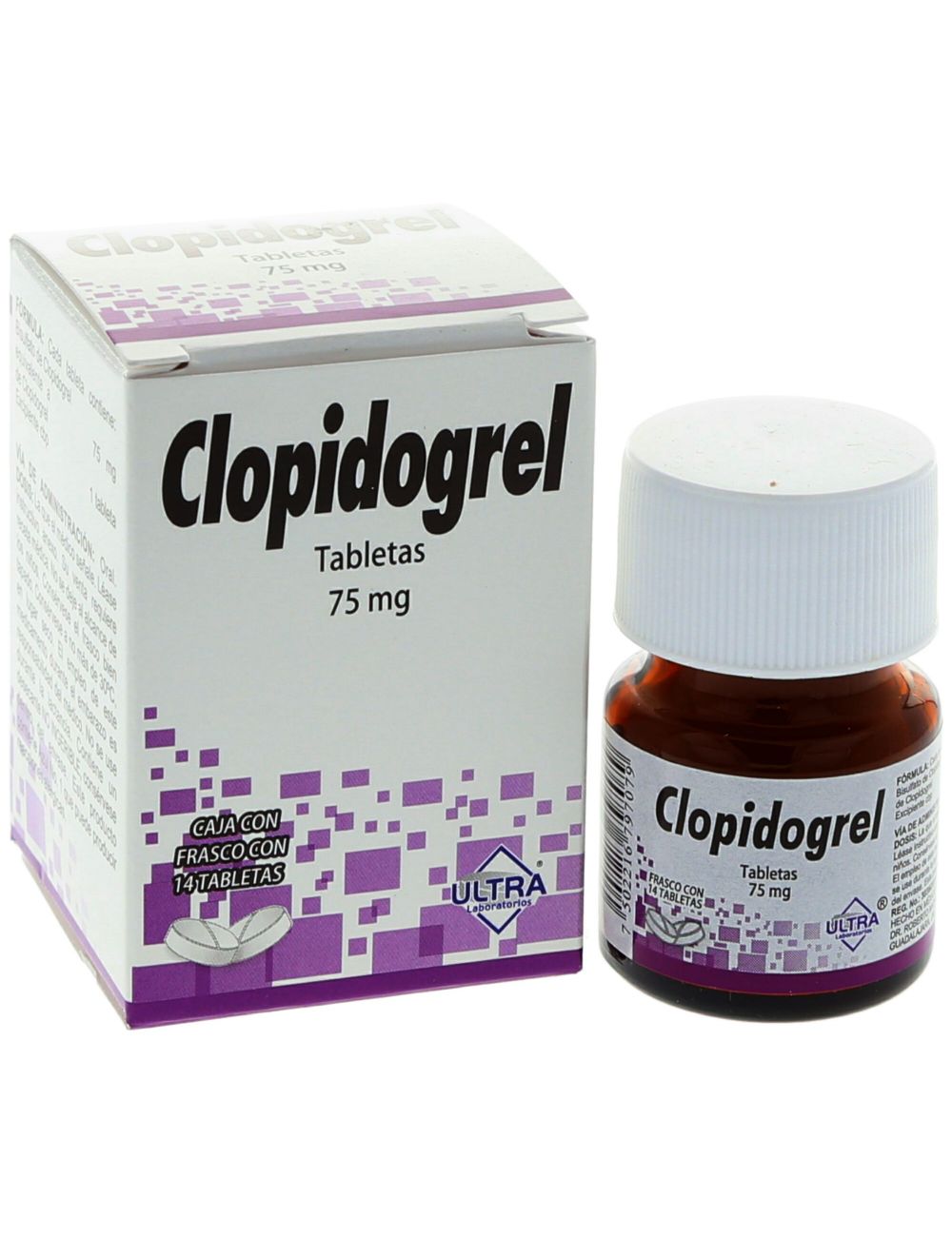 GI1 Clopidogrel Ultra 75 mg Caja Con 14 Tabletas GI1 Clopidogrel Ultra 75 mg Caja Con 14 Tabletas
