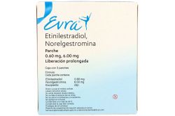 Evra Parches 6.0 mg/ 0.60 mg Caja Con 3 Parches