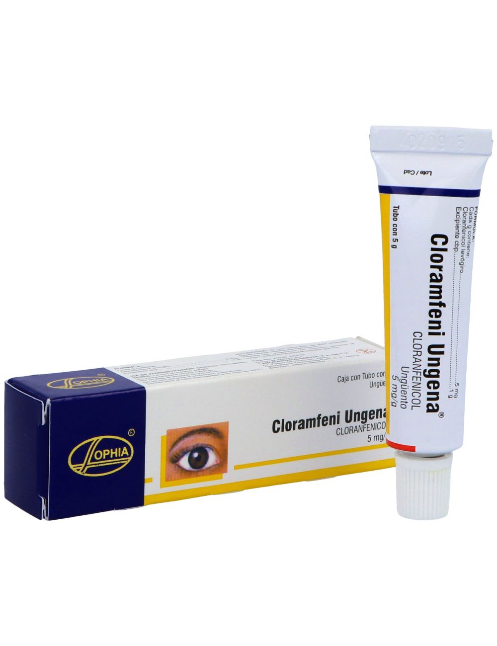 Cloramfeni Ungena 5 mg/g Caja Con Tubo Con 5 g Cloramfeni Ungena 5 mg/g Caja Con Tubo Con 5 g