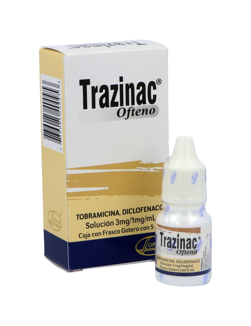 Trazinac Ofteno Solución 3 mg / 1 mg/ mL Trazinac Ofteno Solución 3 mg / 1 mg/ mL